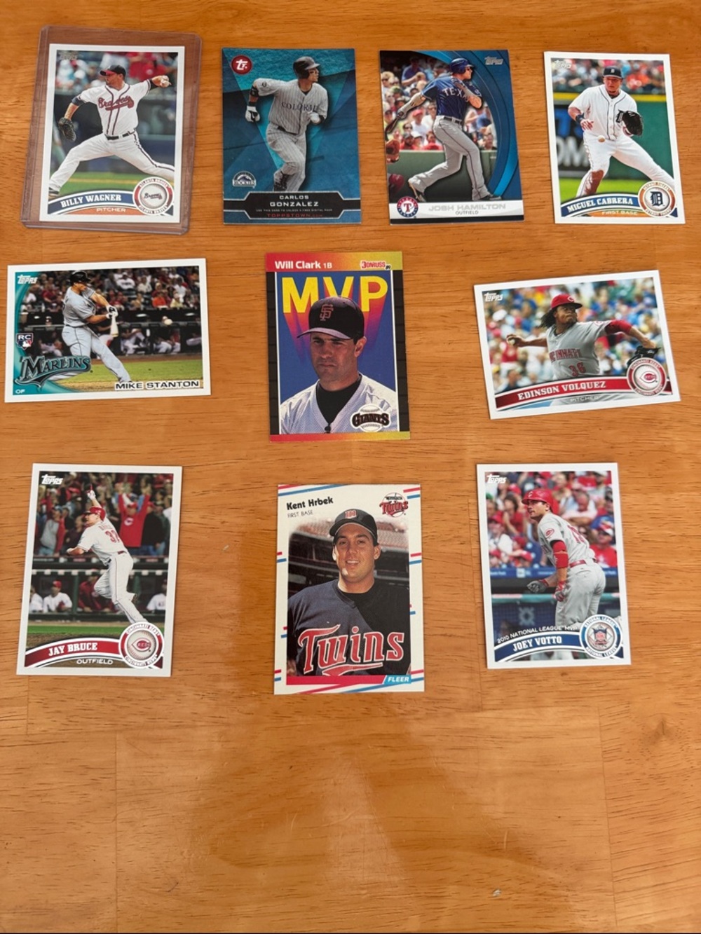 Mixed Baseball Card Lot - Assorted MLB Players all from 1988-2011